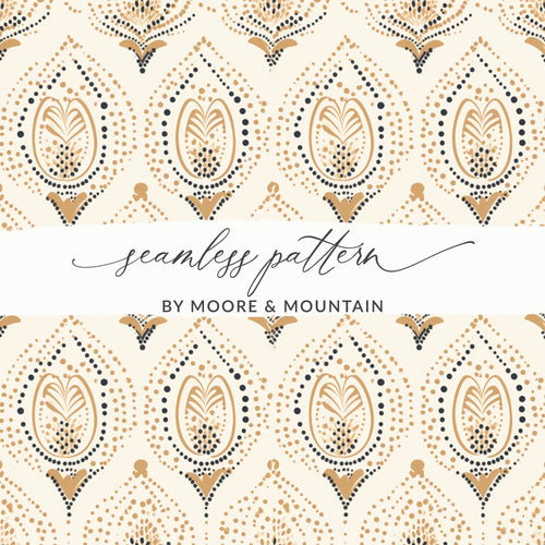 Elegant Seamless Pattern by Moore and Mountain Design