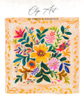 Colorful floral painting with "Clip Art" and "By Moore & Mountain" text.