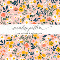 Seamless Floral Pattern by Moore & Mountain Design