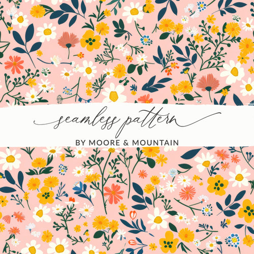 Seamless Floral Pattern by Moore & Mountain Design