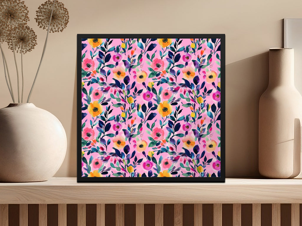 Colorful Floral Art Print for Home Decor Wall product