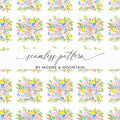 Watercolor Cross Floral Pattern BY Moore & Mountain product type
