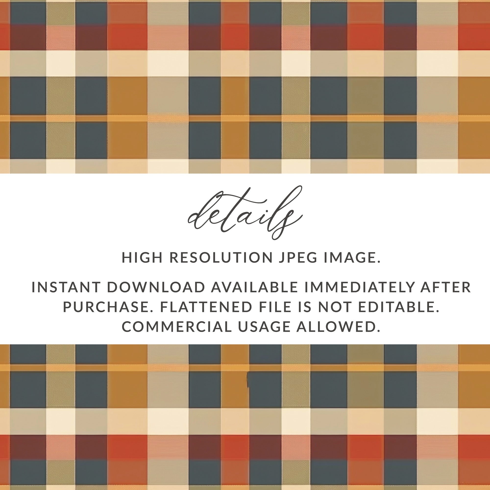 High Resolution Plaid Pattern Digital Download Image