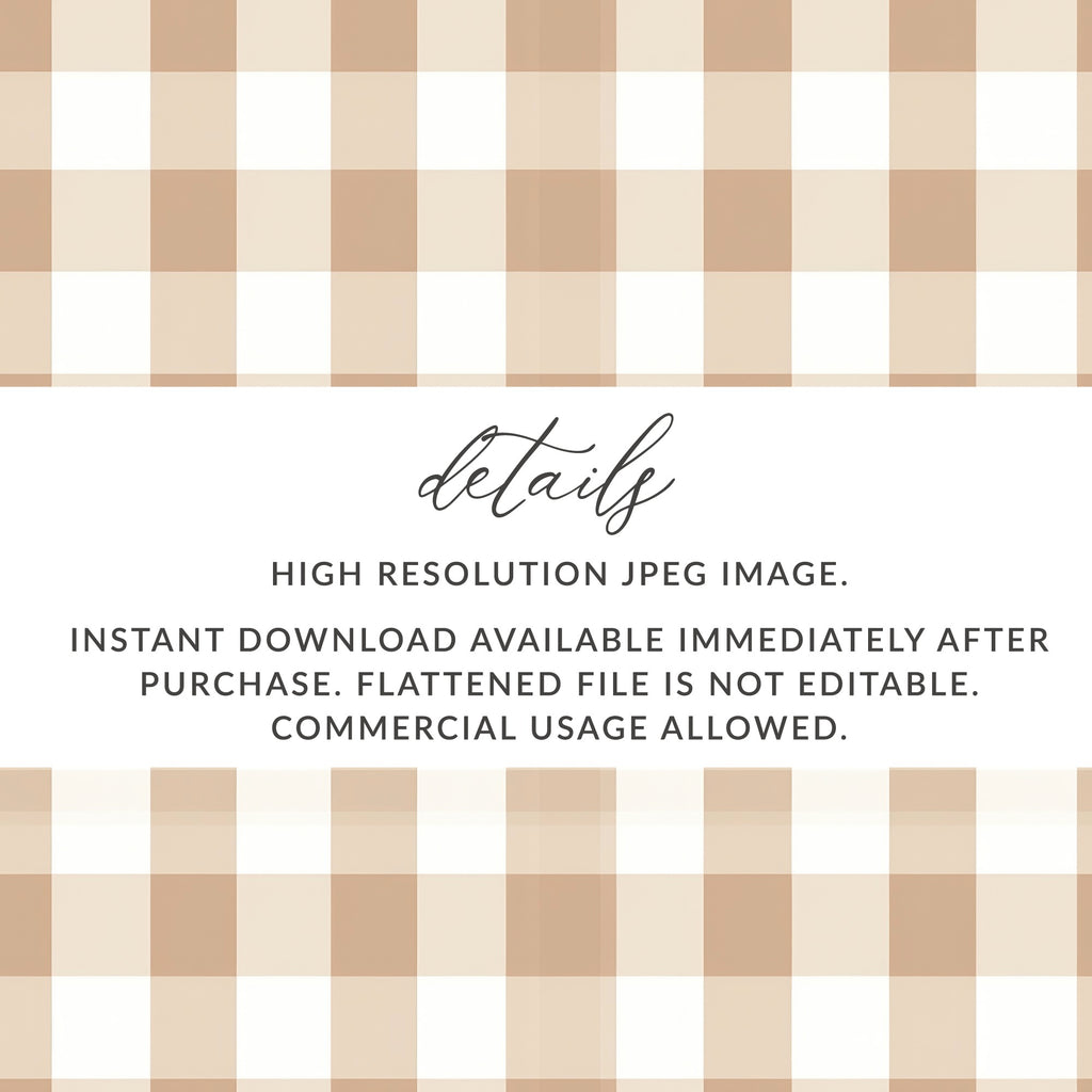 Beige and White Checkered Printable JPEG Image