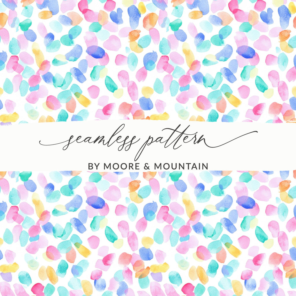 Watercolor Dots Seamless Pattern by Moore and Mountain