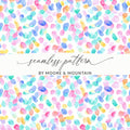 Watercolor Dots Seamless Pattern by Moore and Mountain