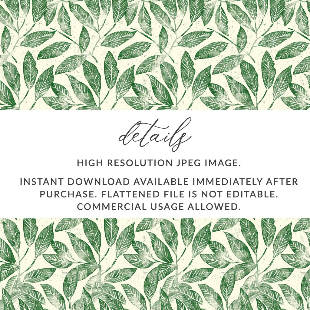 Green Leaves High Resolution Instant Download Image