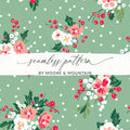 Floral and Berry Seamless Pattern by Moore & Mountain