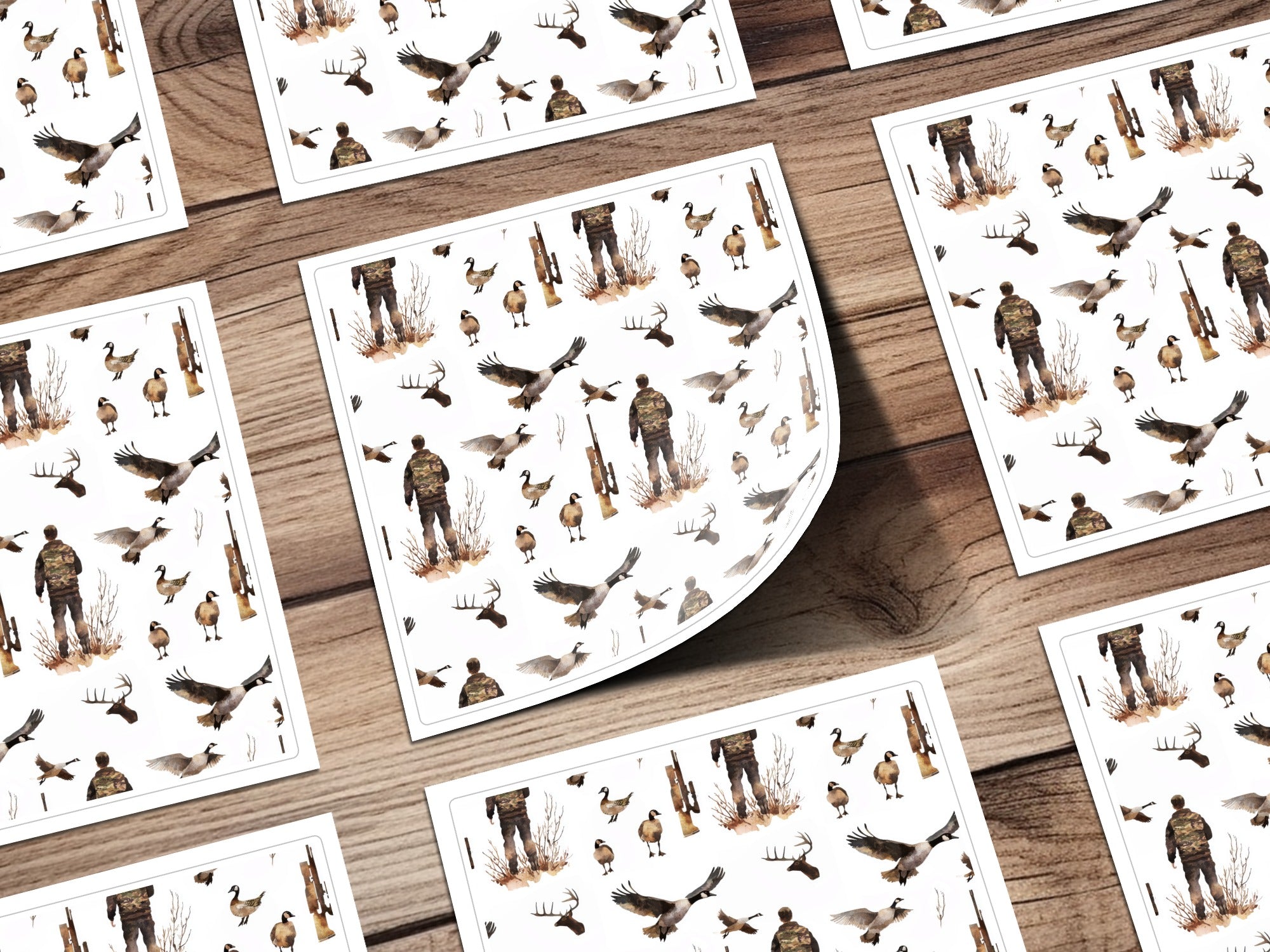 Hunter Geese Deer Rifle Camo Hunting Pattern product type