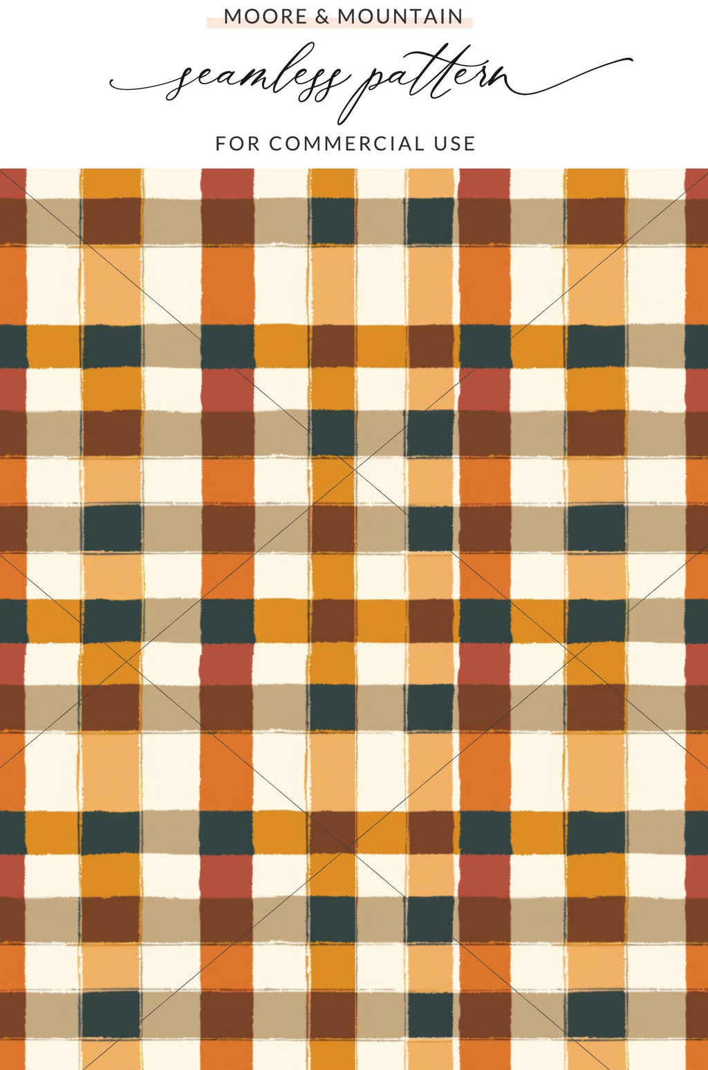 Colorful Seamless Plaid Pattern for Commercial Use