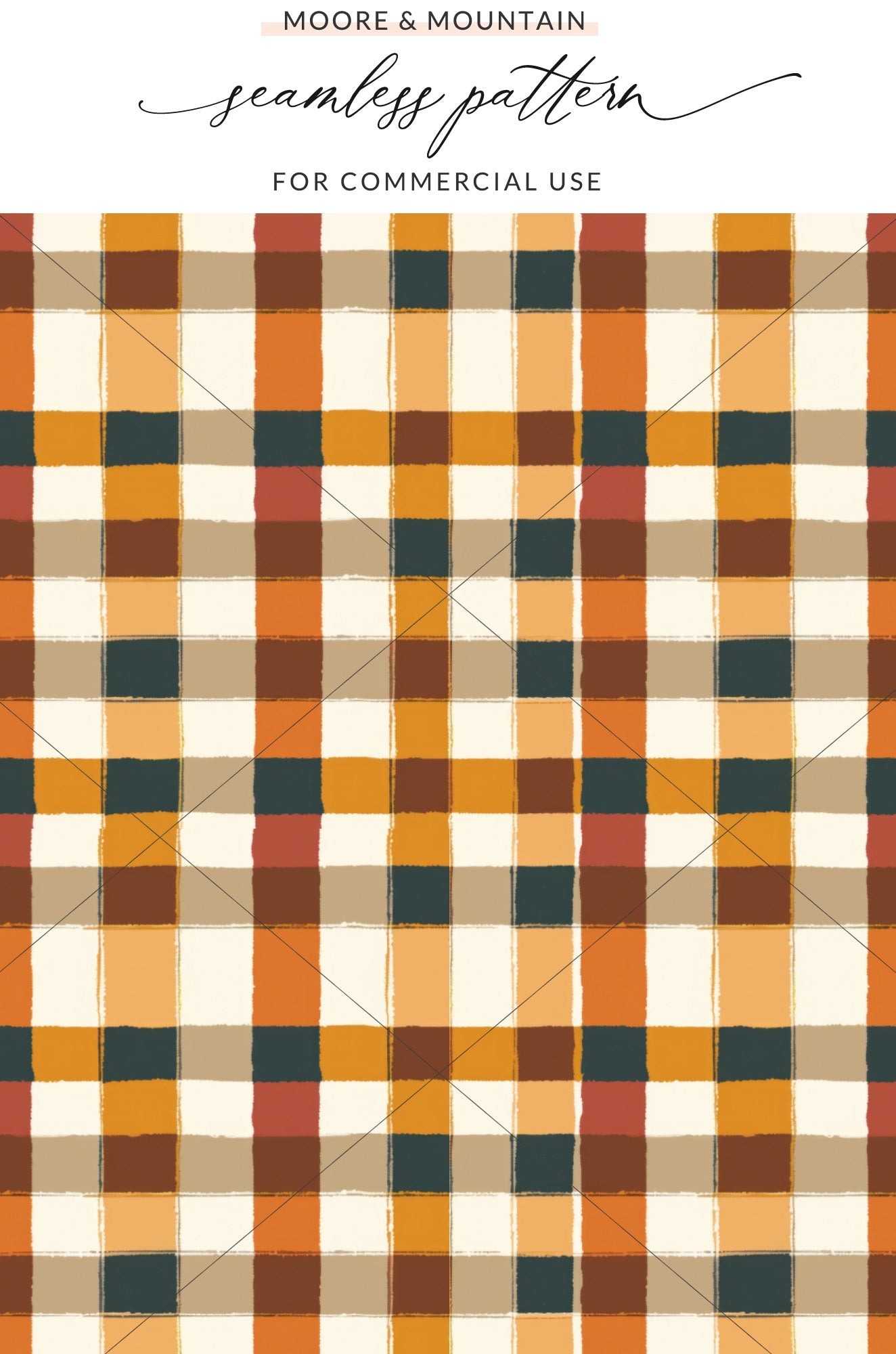 Colorful Seamless Plaid Pattern for Commercial Use