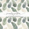 Seamless Pattern By Moore & Mountain leaf design