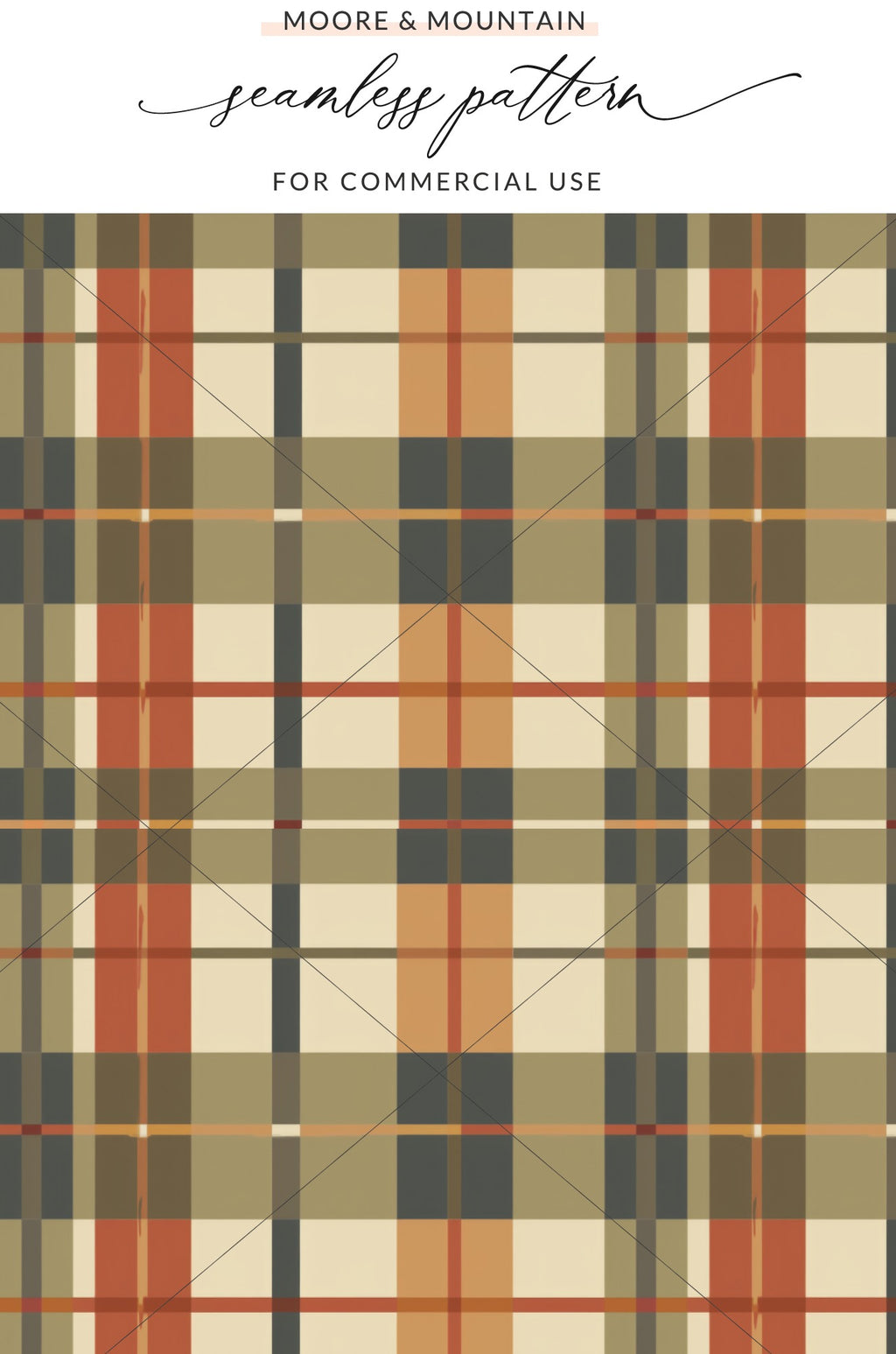 Seamless Plaid Pattern for Commercial Use Design