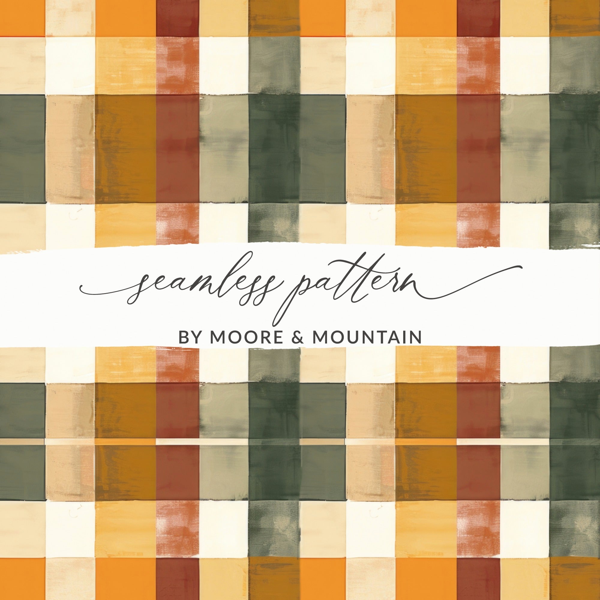Colorful Seamless Pattern by Moore & Mountain Design