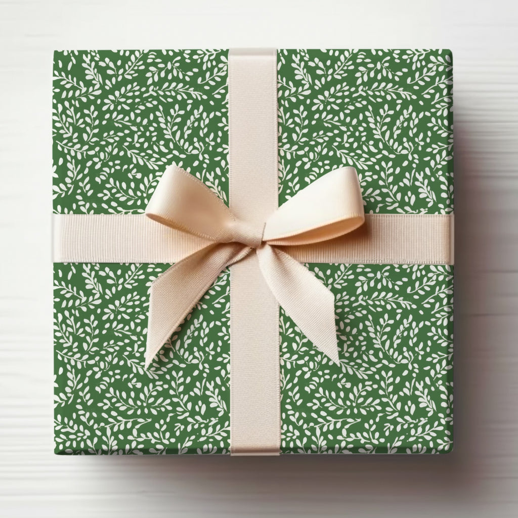 Elegant Green Gift Box with Ribbon for Special Occasions