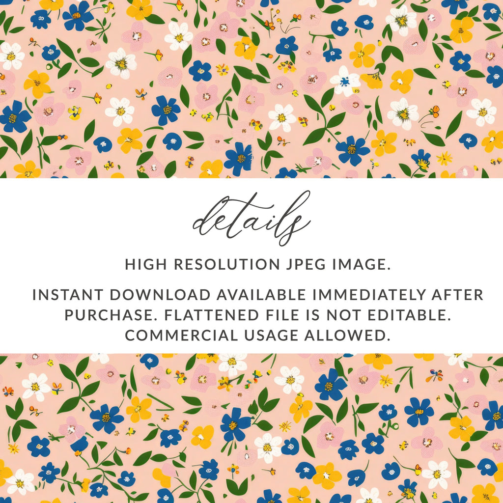 High Resolution Floral JPEG Image for Instant Download