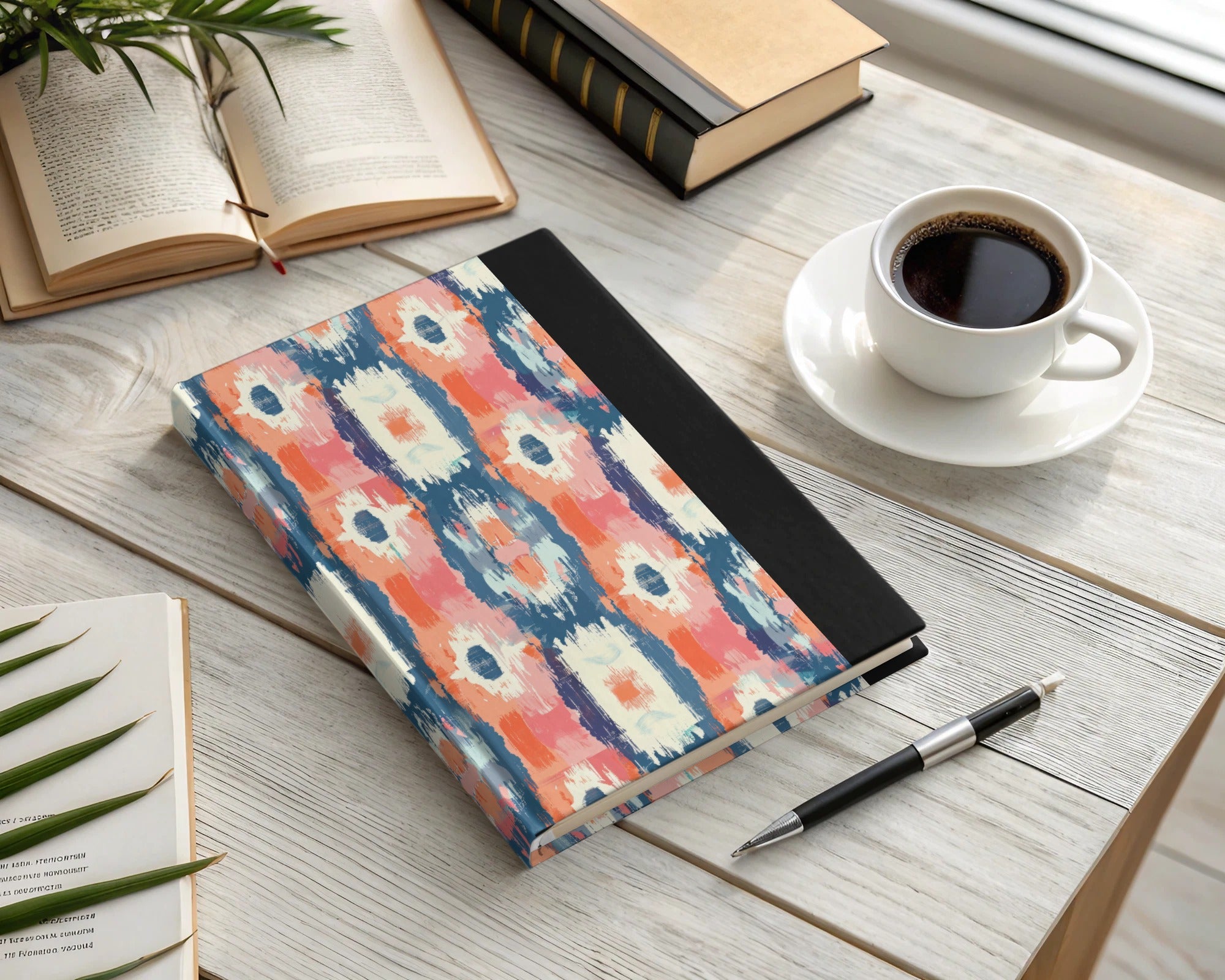 Colorful Abstract Pattern Hardcover Notebook