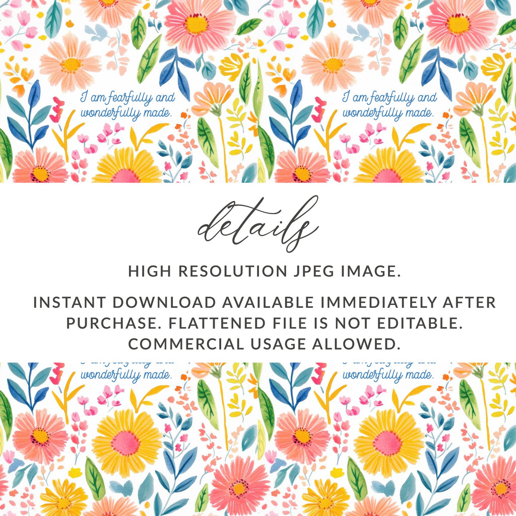 High Resolution JPEG Instant Download Floral Image