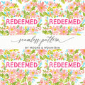 Redeemed Seamless Pattern by Moore Mountain Design