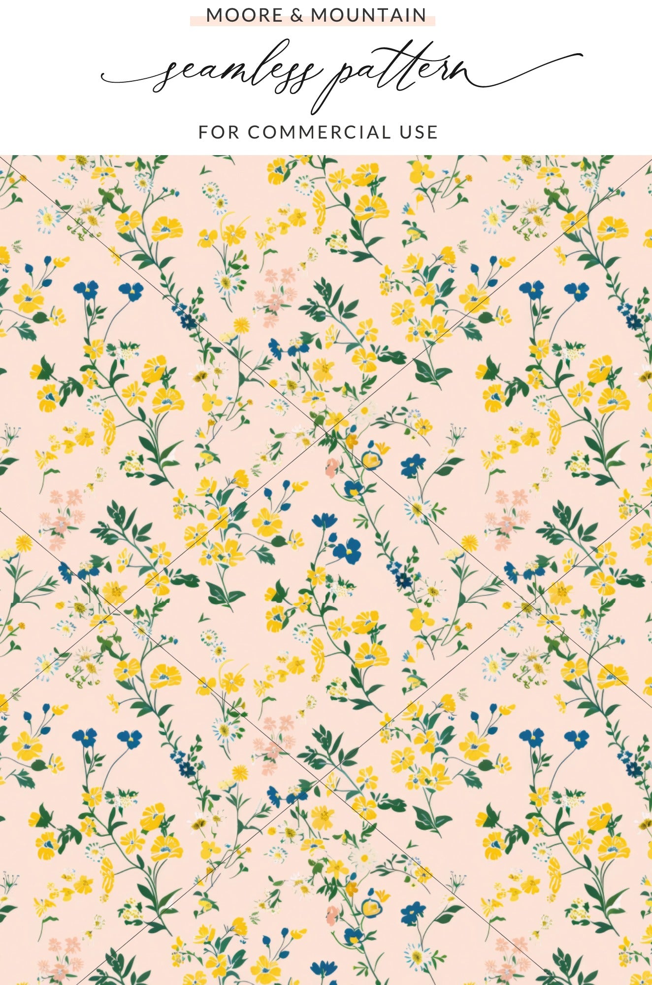 Floral Seamless Pattern for Commercial Use Design