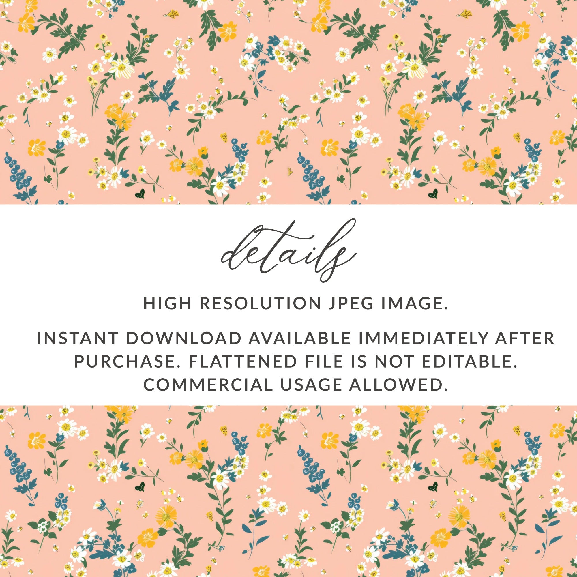 High Resolution JPEG Instant Download floral image