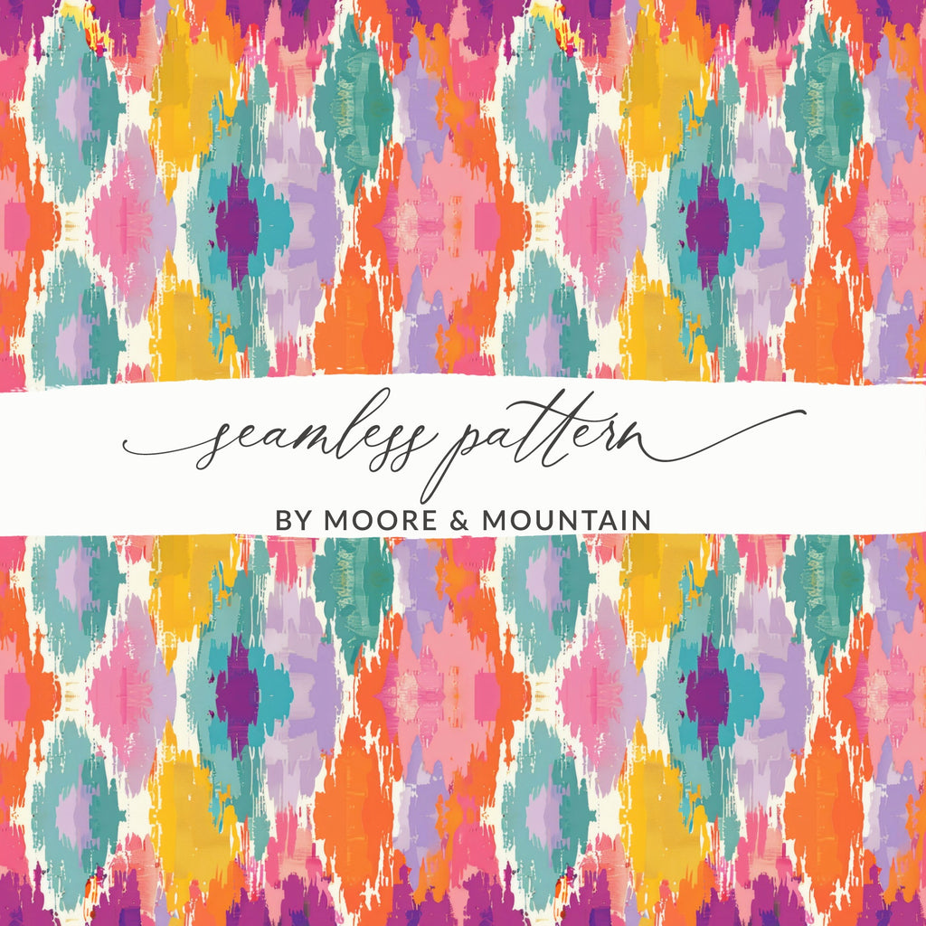 Colorful Abstract Seamless Pattern by Moore & Mountain