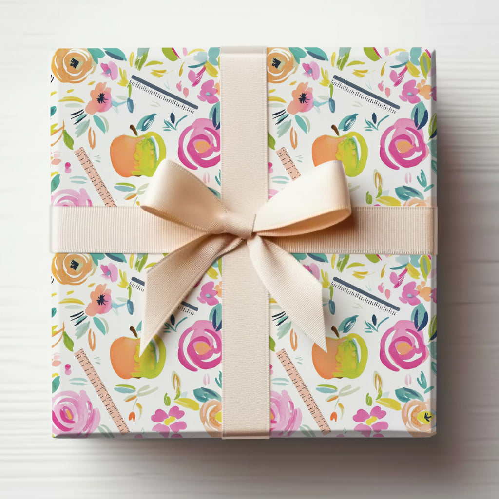 Floral and Apple Design Gift Box for Special Occasions