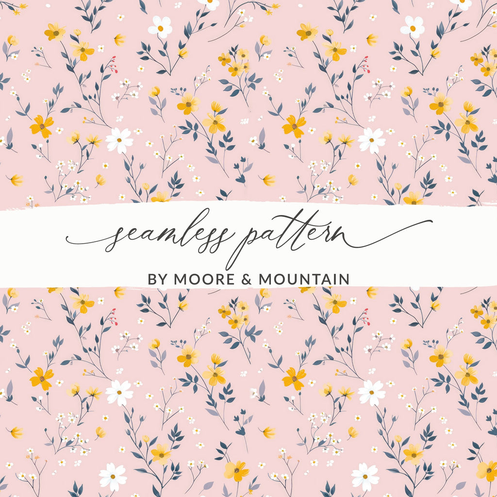 Floral Seamless Pattern by Moore & Mountain Design