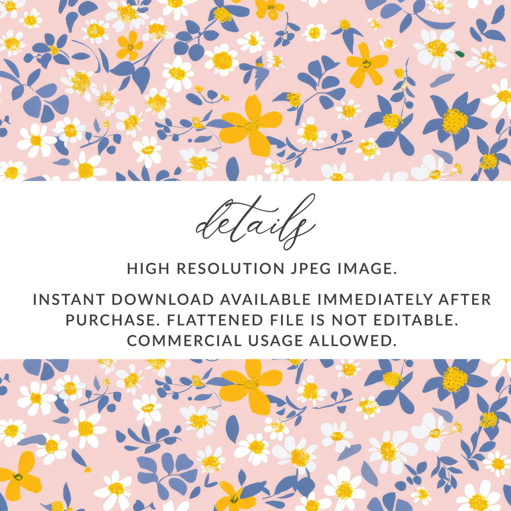 Colorful Floral Pattern High Resolution JPEG Download