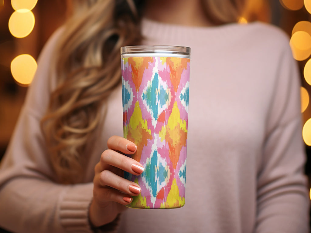 Colorful Abstract Pattern Insulated Tumbler Cup Product
