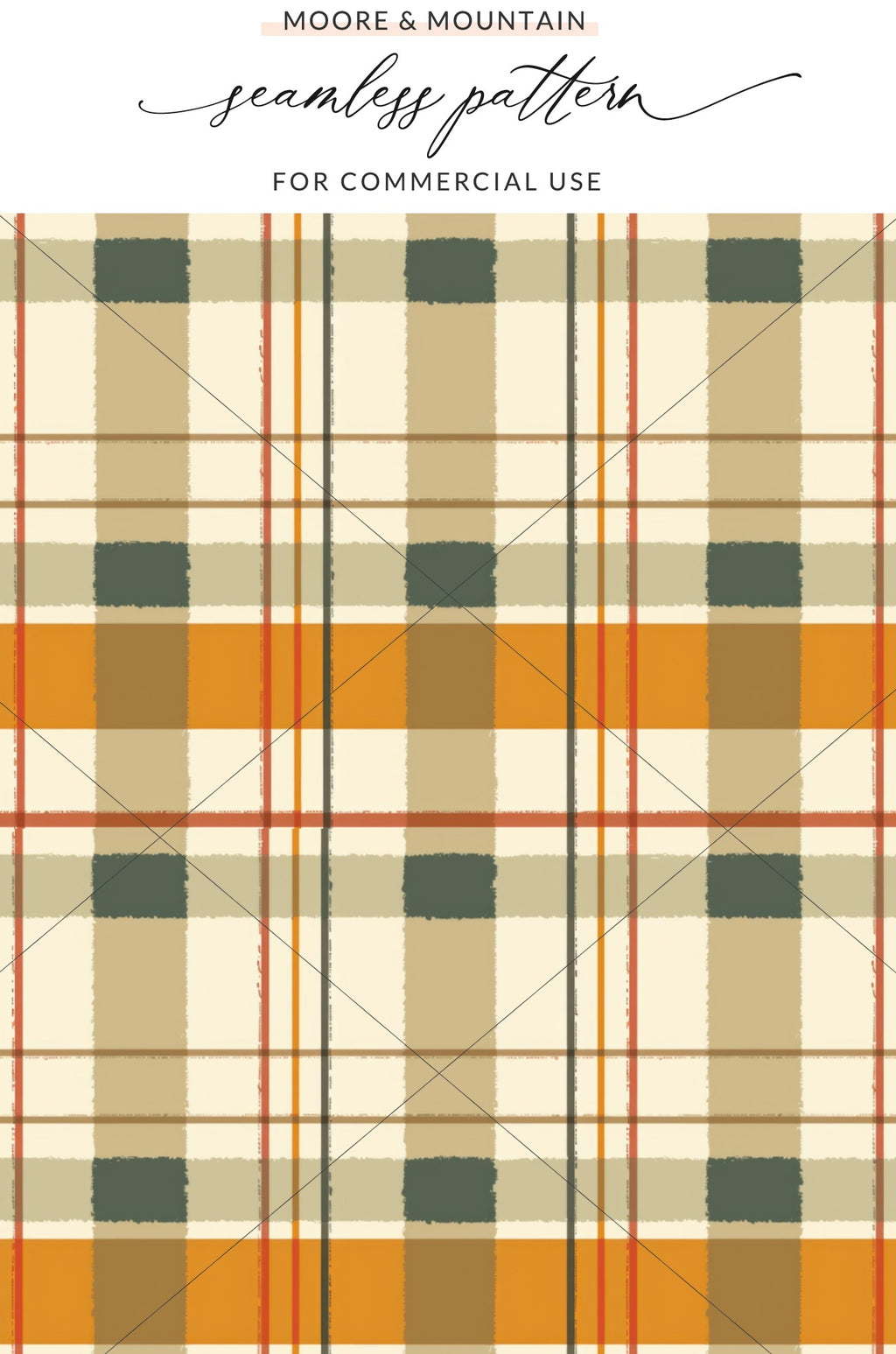 Plaid Pattern for Commercial Use Seamless Pattern Design
