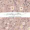 Elegant Floral Seamless Pattern by Moore & Mountain