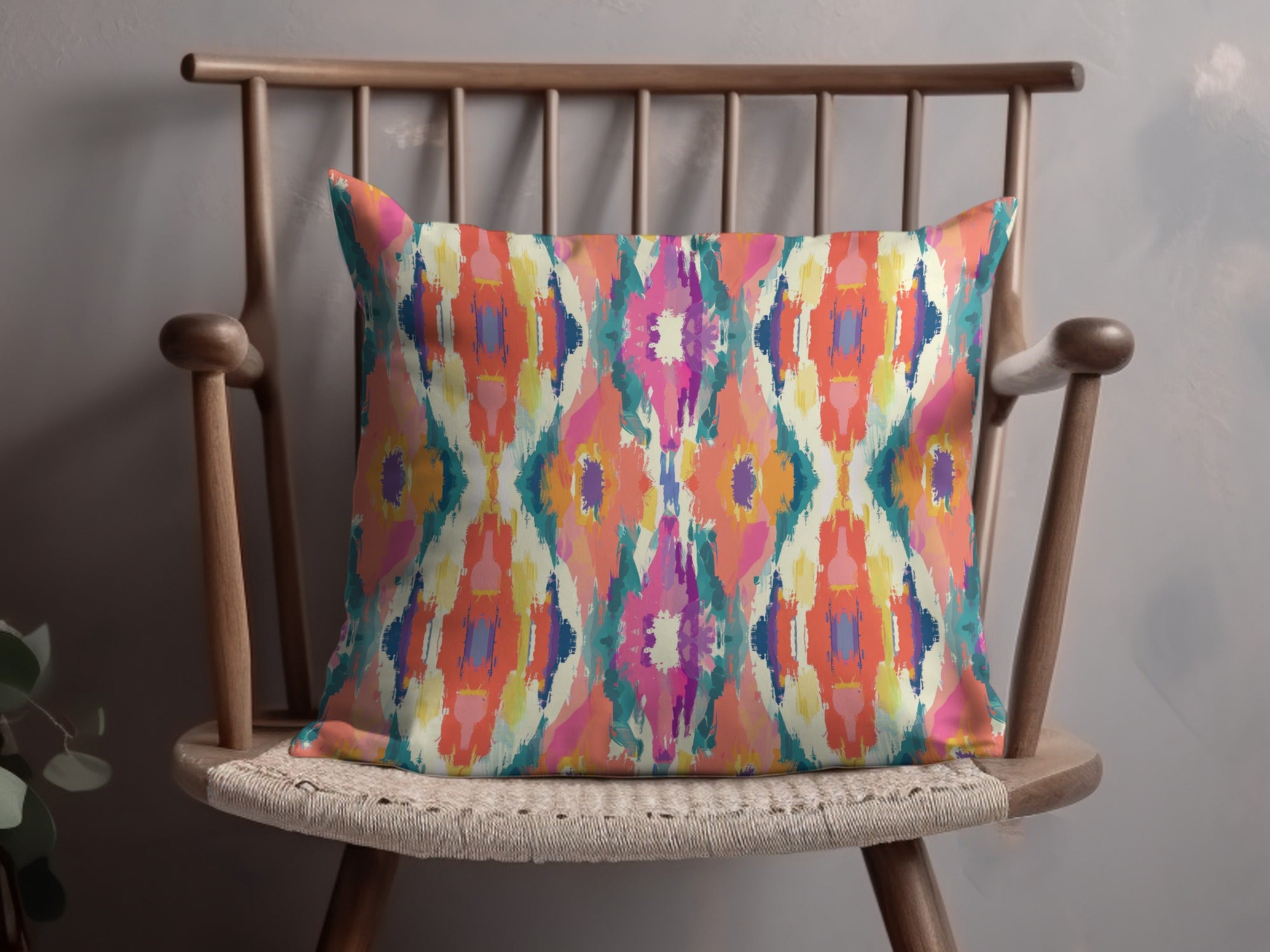 Colorful Abstract Pattern Decorative Pillow product