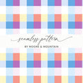 Colorful Seamless Checkered Pattern by Moore & Mountain