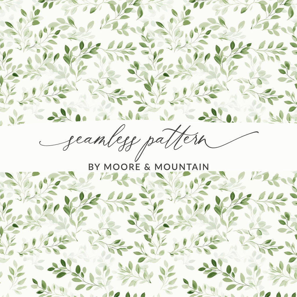 Elegant Botanical Seamless Pattern by Moore & Mountain