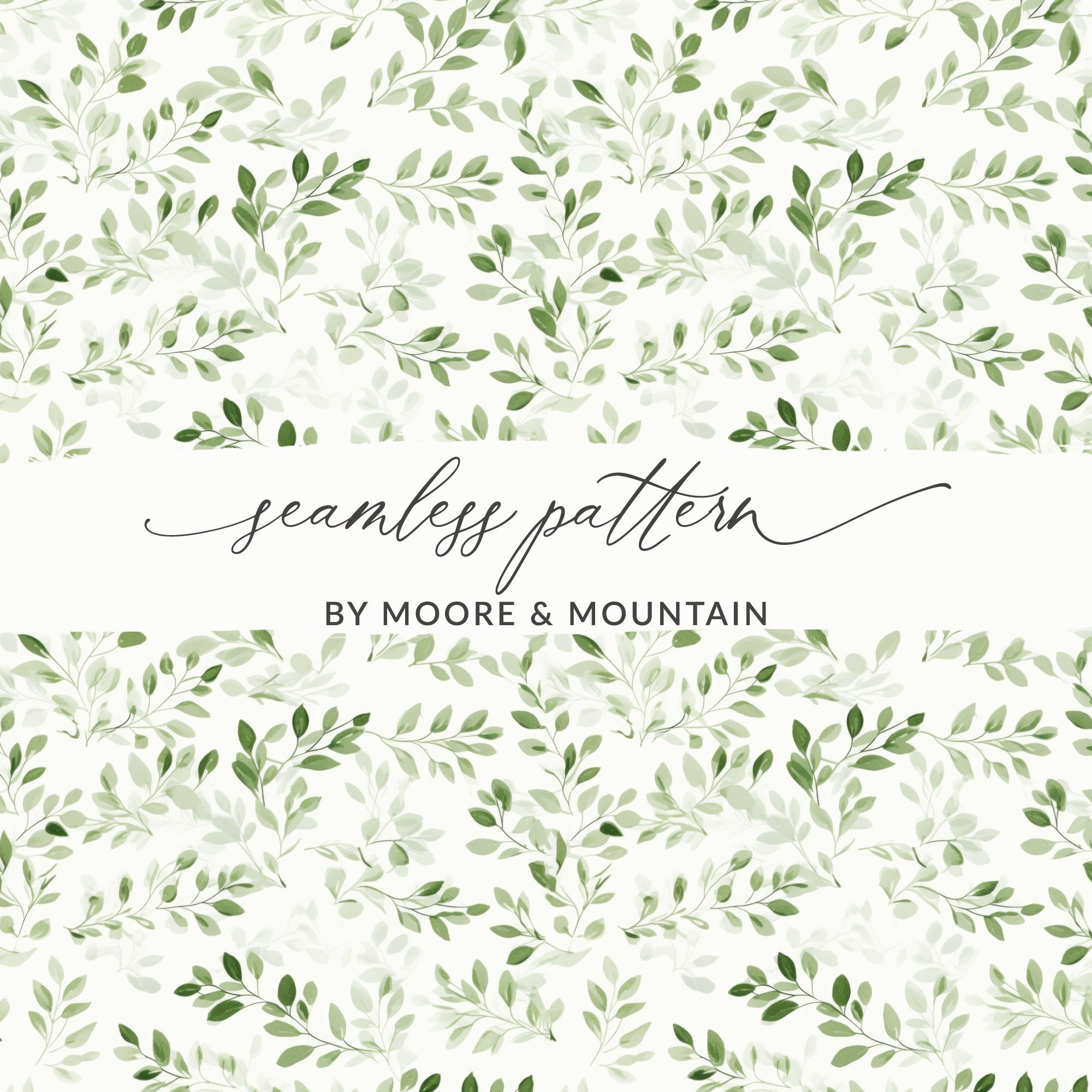 Elegant Botanical Seamless Pattern by Moore & Mountain