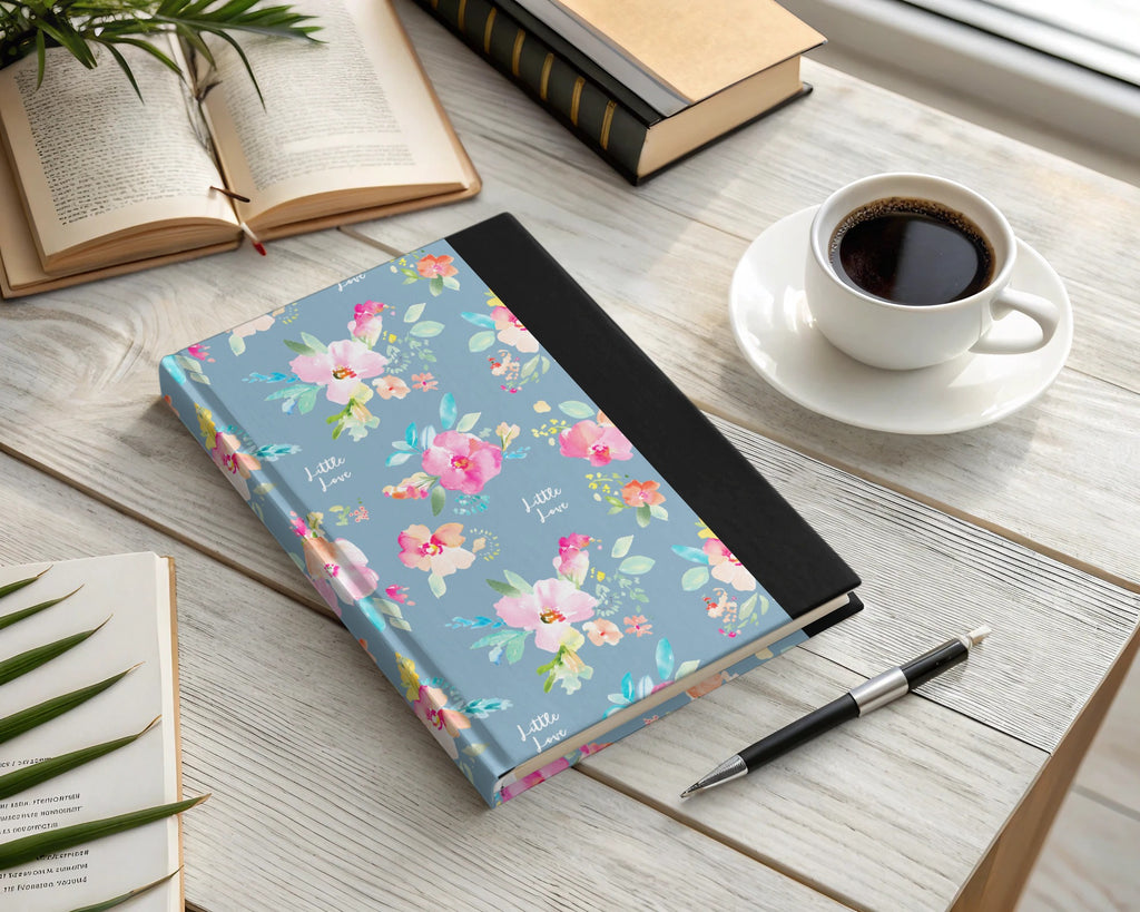 Floral Patterned Hardcover Journal for Daily Writing