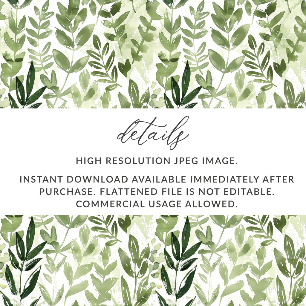 High Resolution Green Leaf Pattern Downloadable Image