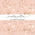 Blush Floral Seamless Pattern by Moore and Mountain Design