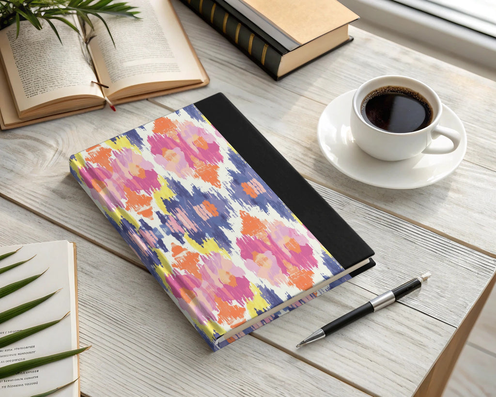 Colorful Abstract Pattern Journal for Creative Writing