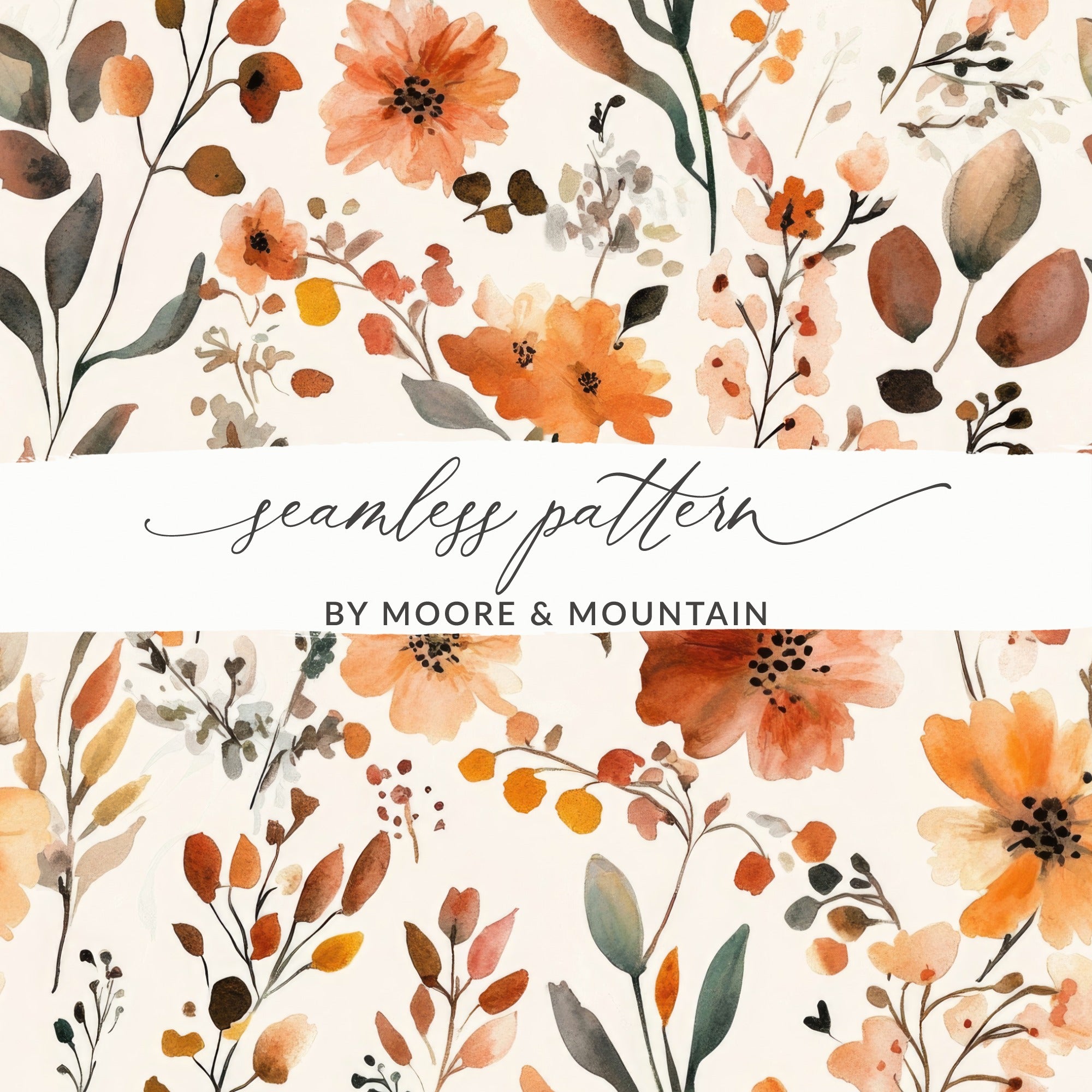 Floral Seamless Pattern for Crafting and Design Projects