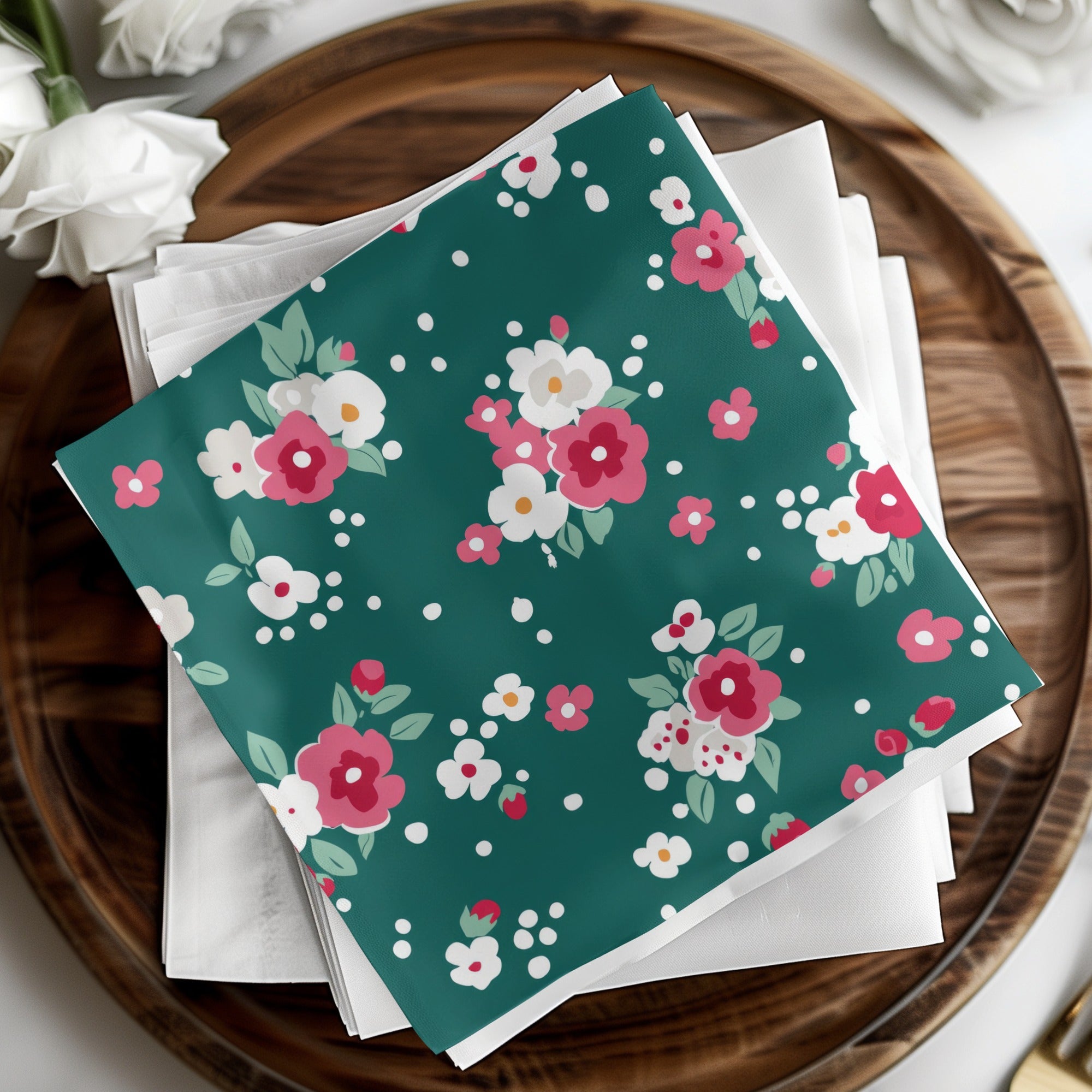 Floral Pattern Napkins for Your Elegant Dining Experience