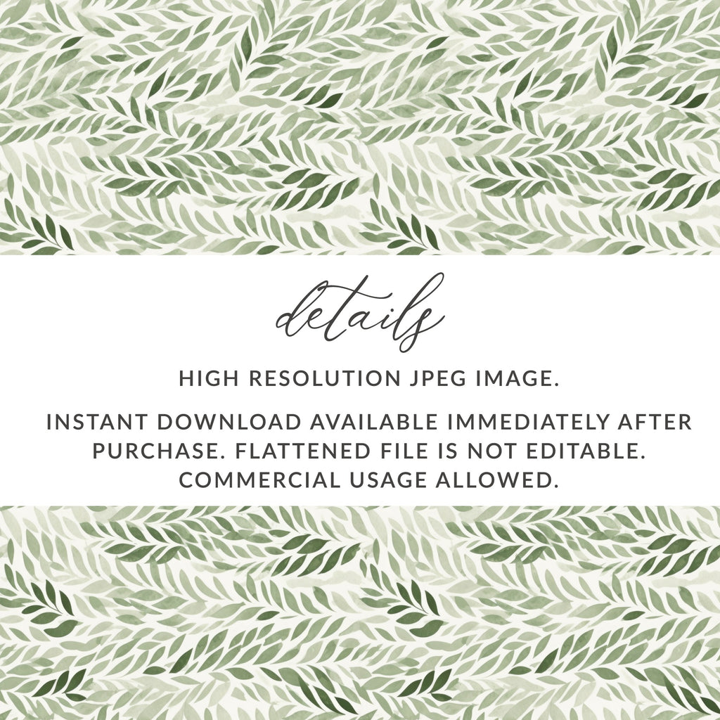 High Resolution Leaf Pattern Digital Download Image
