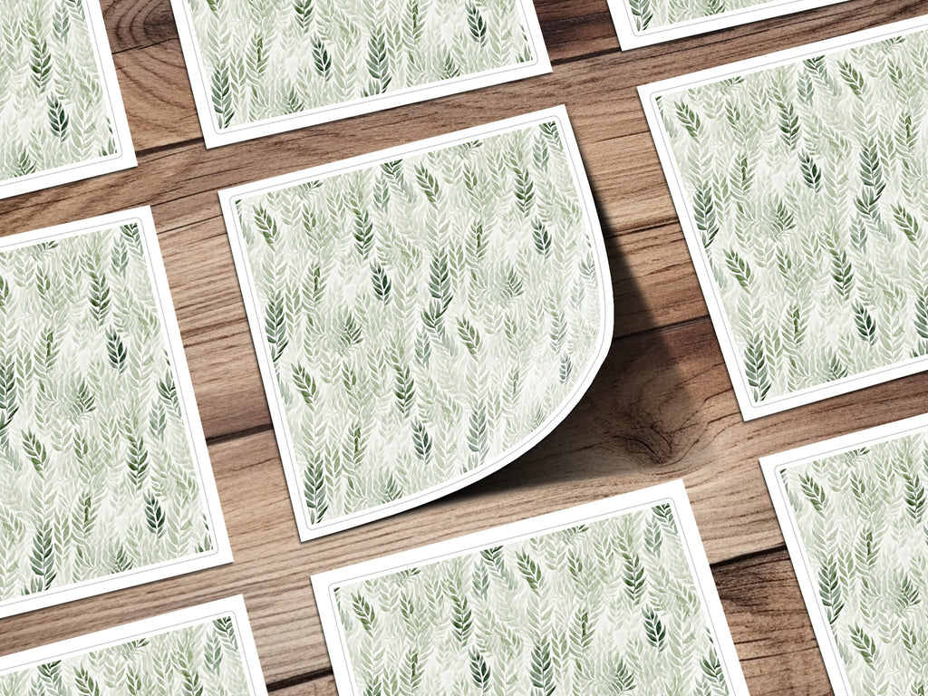 Green Leaf Pattern Decorative Sheet Set product