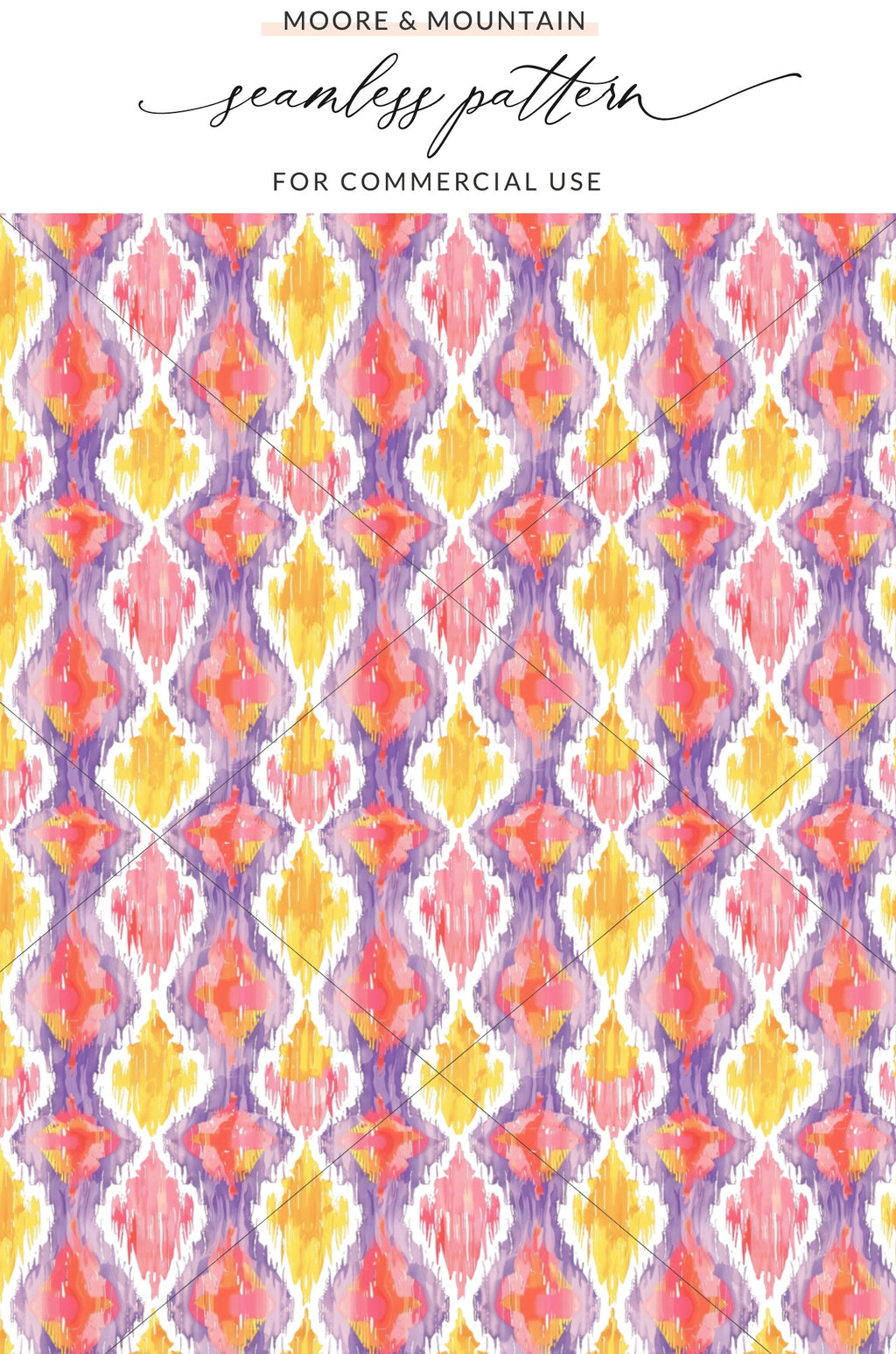 Colorful Abstract Seamless Pattern for Commercial Use