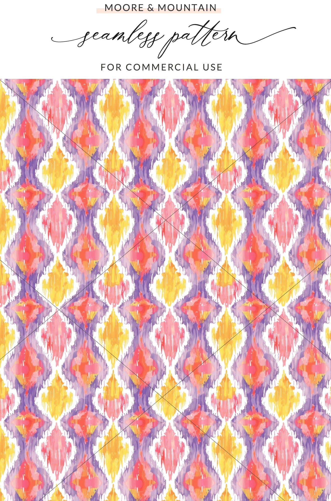 Colorful Abstract Seamless Pattern for Commercial Use