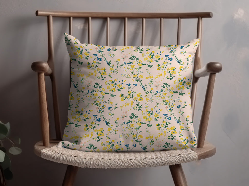 Floral Pattern Decorative Cushion for Cozy Home Decor