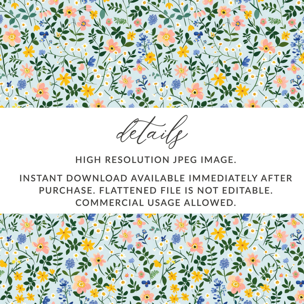 Colorful Floral Pattern Details High Resolution JPEG Image