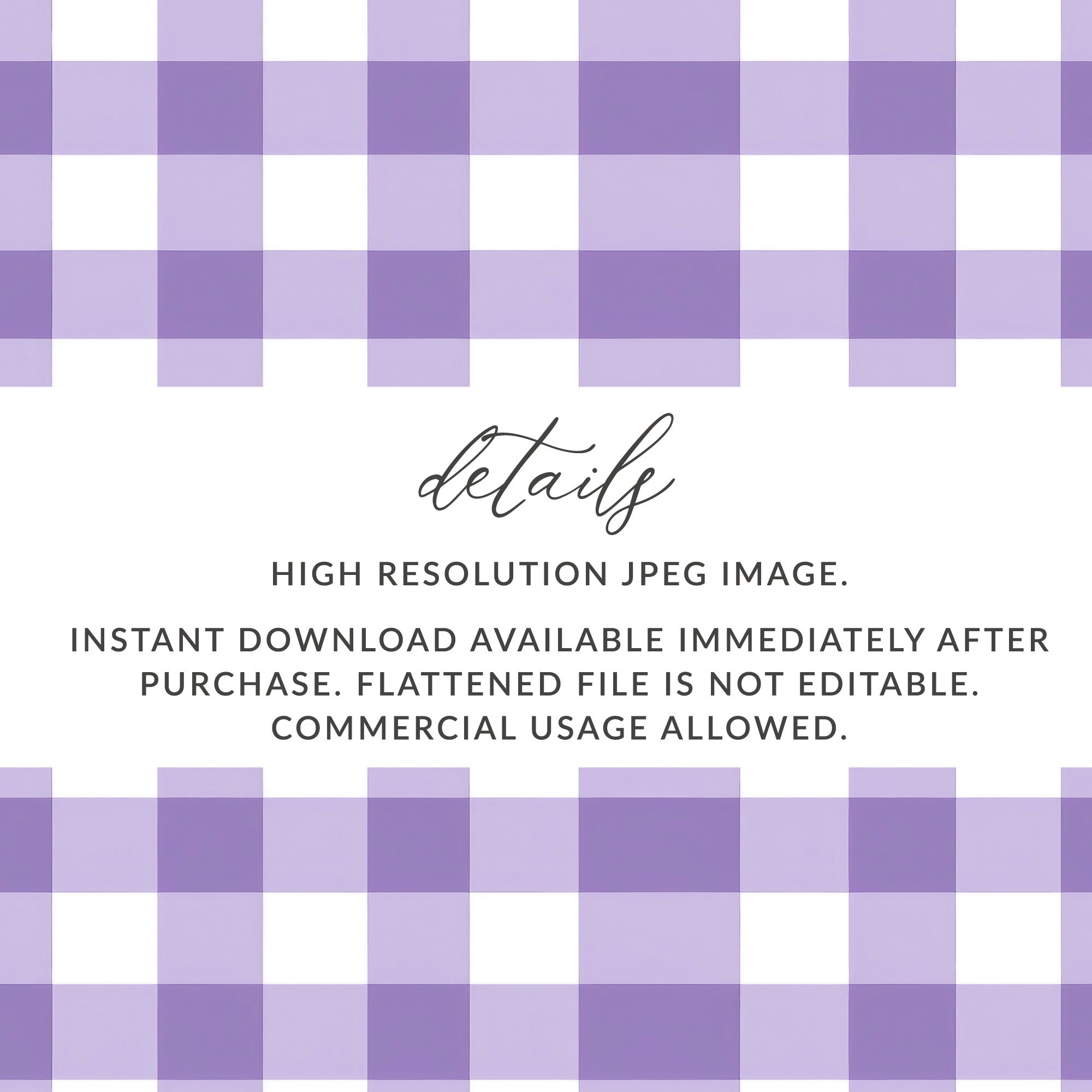 High Resolution Purple Gingham Check JPEG Download