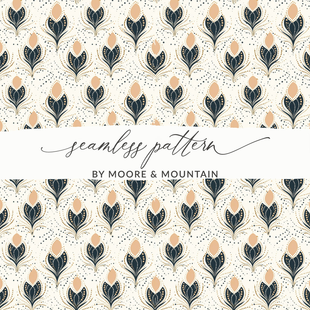 Elegant Seamless Pattern Design by Moore Mountain